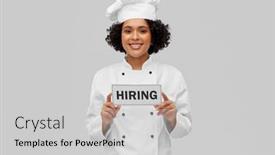  Presentation with job - PPT theme consisting of job-work-and-employment-concept background and a light gray colored foreground