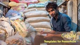  Presentation with jodhpur - Beautiful slide set featuring jodhpur-india-10-february-2015 backdrop and a violet colored foreground