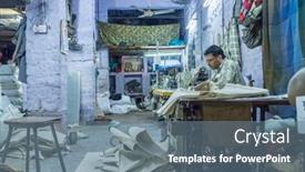  Presentation with jodhpur - Beautiful slide set featuring jodhpur-india-10-february-2015 backdrop and a seafoam green colored foreground