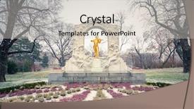  Presentation with vienna - PPT theme featuring johann strauss in vienna background and a  colored foreground