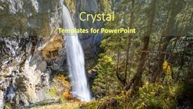  Presentation with salzburg - Cool new slide deck with johanneswasserfall-waterfall-sankt-johann-im backdrop and a tawny brown colored foreground