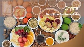  Presentation with anxiety - PPT theme featuring john 3 - anxiety and stress reducing health background and a coral colored foreground