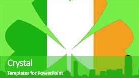  Presentation with boston - PPT layouts having john 3 - boston skyline happy st patricks background and a  colored foreground