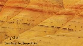  Presentation with beds - Slides consisting of john-day-fossil-beds-national background and a gold colored foreground