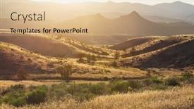  Presentation with fossil - Slide deck with john-day-fossil-beds-national background and a lemonade colored foreground