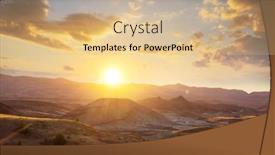  Presentation with beds - Presentation theme enhanced with john-day-fossil-beds-national background and a coral colored foreground