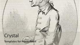  Presentation with john locke - Slides with john elwes old engraved portrait by unidentified author published on magasin pittoresque paris 1840 background and a light gray colored foreground