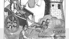  Presentation with engraving - PPT theme consisting of john-law-the-inventor background and a light gray colored foreground