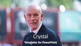  Presentation with pope - Beautiful presentation design featuring john-malkovich-walks-the-red backdrop and a navy blue colored foreground