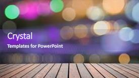  Presentation with city - Cool new PPT layouts with john wooden - picture of bokeh pattaya city backdrop and a violet colored foreground