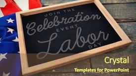  Presentation with labor - Amazing presentation design having join celebratio event labor day backdrop and a tawny brown colored foreground