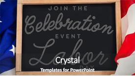  Presentation with labor - PPT layouts having join celebratio event labor day background and a dark gray colored foreground