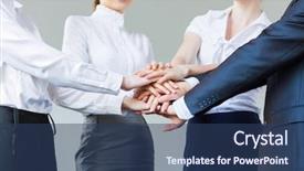  Presentation with pile - Presentation design featuring symbol of marriage relationship background and a  colored foreground.