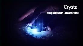  Presentation with complete puzzle - Presentation theme consisting of join together - close up of hands connecting background and a black colored foreground