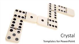  Presentation with white pom pom pom pom - Amazing PPT layouts having joining dots - dominoes on white background backdrop and a white colored foreground