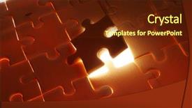  Presentation with last - PPT theme having joining dots - stock image of the last background and a tawny brown colored foreground