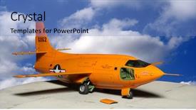  Presentation with air force - Theme featuring joint naca-u s army background and a teal colored foreground