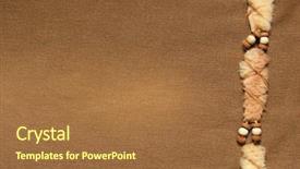  Presentation with joint - Audience pleasing slides consisting of joint stock - brown jeans with decoration backdrop and a tawny brown colored foreground