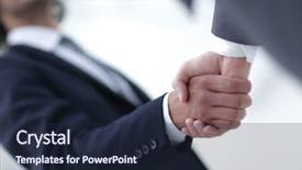  Presentation with businesses - Amazing theme having impression management - shake hands agreed backdrop and a wine colored foreground