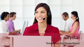  Presentation with jolly - Theme enhanced with two football players at stadium background and a gray colored foreground