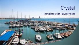  Presentation with ancient israel - Cool new PPT theme with jonah - historic port of ancient acre backdrop and a sky blue colored foreground