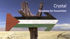  Presentation with palestine - Audience pleasing presentation consisting of egypt flag - palestine wooden sign isolated backdrop and a ocean colored foreground