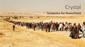  Presentation with christening - Audience pleasing theme consisting of jordan-valley-israel-january-18 backdrop and a lemonade colored foreground