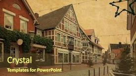  Presentation with old style - Audience pleasing slide set consisting of snow monkey at a natural backdrop and a light gray colored foreground