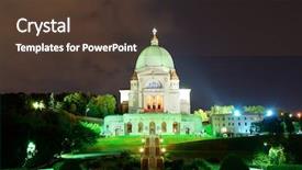  Presentation with joseph - Cool new theme with st joseph's oratory backdrop and a tawny brown colored foreground