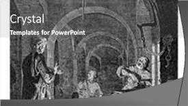  Presentation with butler - Theme featuring joseph-is-in-prison background and a dark gray colored foreground