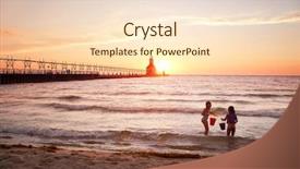  Presentation with joseph - PPT theme enhanced with stream through a fall landscape at foliage peak horizontal aspect background and a gray colored foreground