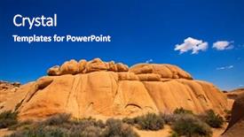  Presentation with joshua tree national park - Slide set featuring joshua tree national park jumbo rocks in yucca valley mohave desert california usa background and a dark gray colored foreground