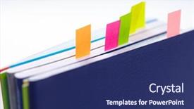  Presentation with tabs - Beautiful slides featuring jotter - business diary with a colored backdrop and a  colored foreground