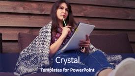  Presentation with healthy workplace full length side view - Cool new slides with jotter - side view of pensive girl backdrop and a navy blue colored foreground