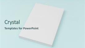  Presentation with brochure - Slides enhanced with journal template - blank flyer poster brochure mockup background and a sky blue colored foreground