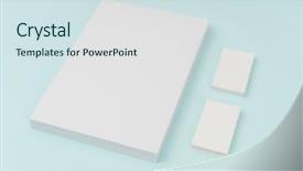  Presentation with blue business - Theme consisting of journal template - blank flyer poster brochure mockup background and a sky blue colored foreground