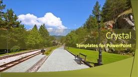  Presentation with journey - Amazing presentation theme having journey-in-sarganska-osmica-shargan backdrop and a tawny brown colored foreground