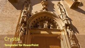  Presentation with journey - PPT layouts enhanced with journey-through-mallorca-s-streets and a  colored foreground