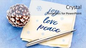  Presentation with peace love - PPT theme with joy love peace concept - handwriting background and a  colored foreground