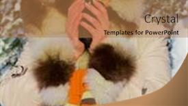  Presentation with joy - Amazing PPT theme having joy of a cold backdrop and a coral colored foreground