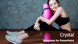  Presentation with smiling little girl - PPT layouts featuring joy spiritual - beautiful smiling teenage girl wearing background and a tawny brown colored foreground