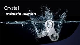  Presentation with kinder joy - Theme with joy-sticks-in-water-mixed background and a black colored foreground