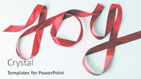  Presentation with joy - Slide set consisting of joy-word-written-in-red background and a sky blue colored foreground