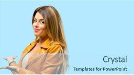  Presentation with happy smiling woman dental health - Colorful slide set enhanced with joyful invitation - beautiful young woman confident backdrop and a  colored foreground