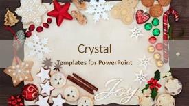  Presentation with oak tree - Slides consisting of joyful invitation - christmas background border with joy background and a lemonade colored foreground