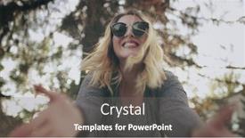  Presentation with pretty girl - PPT layouts having joyful-woman-plus-size-blow background and a gray colored foreground