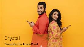  Presentation with indian woman - 