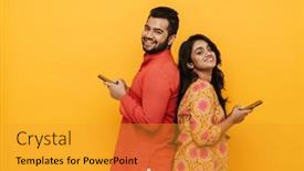  Presentation with indian woman - 