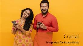  Presentation with indian woman - 