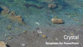  Presentation with island - Audience pleasing PPT layouts consisting of juan gaztelugatxe island view basque backdrop and a  colored foreground